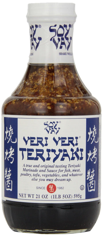 Soy Vay Veri Veri Teriyaki Marinade, 21-Ounce Bottles (Pack of 6)
