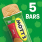 Motts Soft Baked Apple Filled Bars, Apple Flavor Snacks, Made with Real Fruit, 5 Ct, 6.55 oz