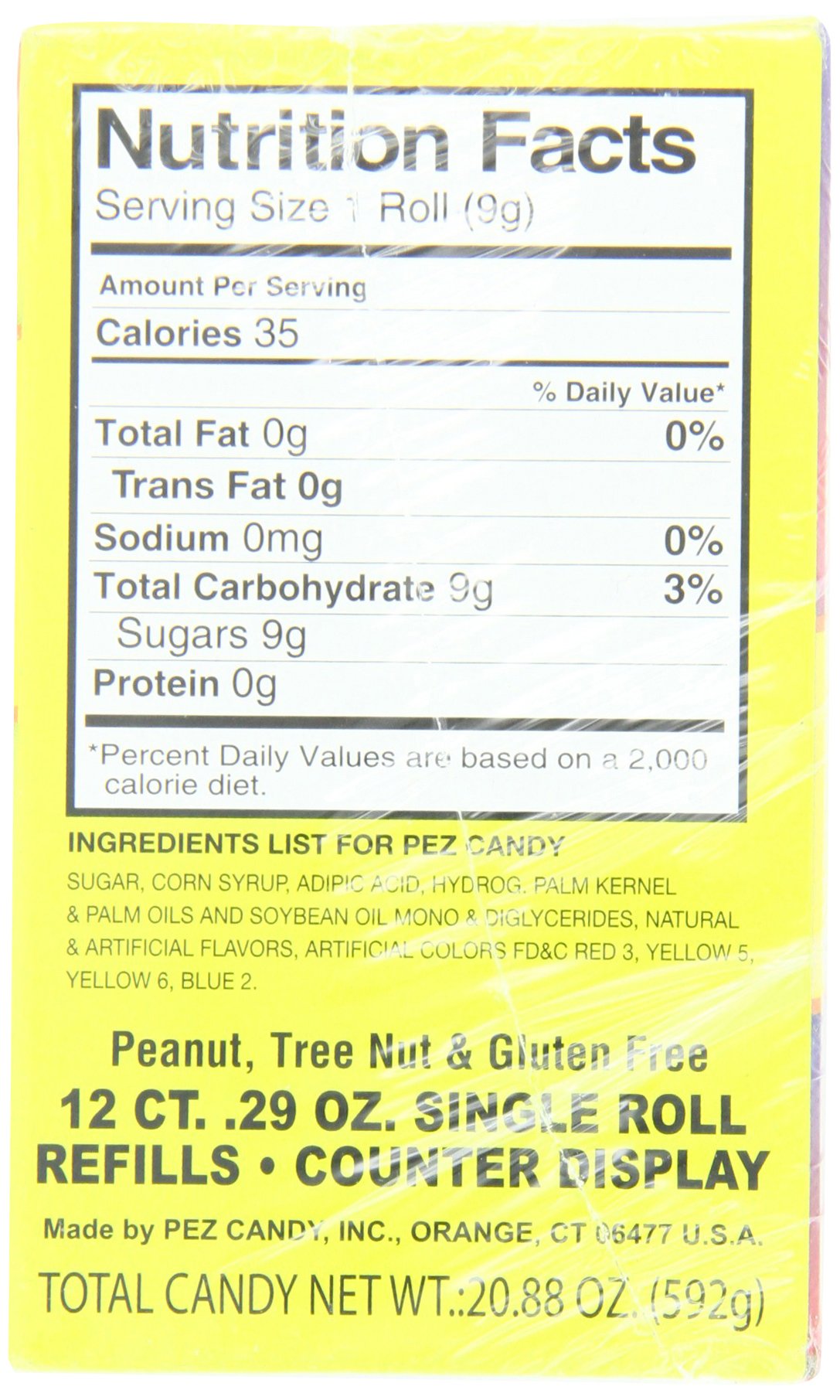 Pez Original Fruit Candy Refills, 6-Count Roll, 0.29 Ounce (Pack Of 12)