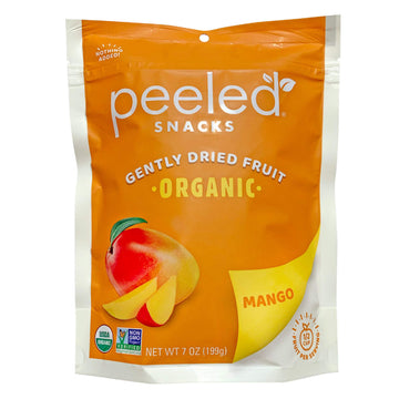 Peeled Snacks Organic Dried Fruit – Healthy, Vegan Snacks For On-The-Go Lunch And More Mango 7 Oz (Pack Of 1)