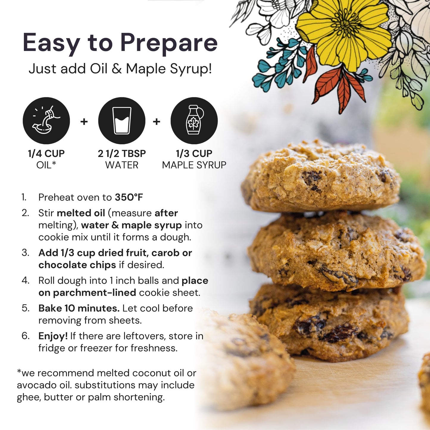 eat G.A.N.G.S.T.E.R. Foatmeal Cookie Mix - Allergy-Friendly Baking Mix, No Dairy, Nuts, Gluten, Dairy - Grain-Free Oatmeal Alter