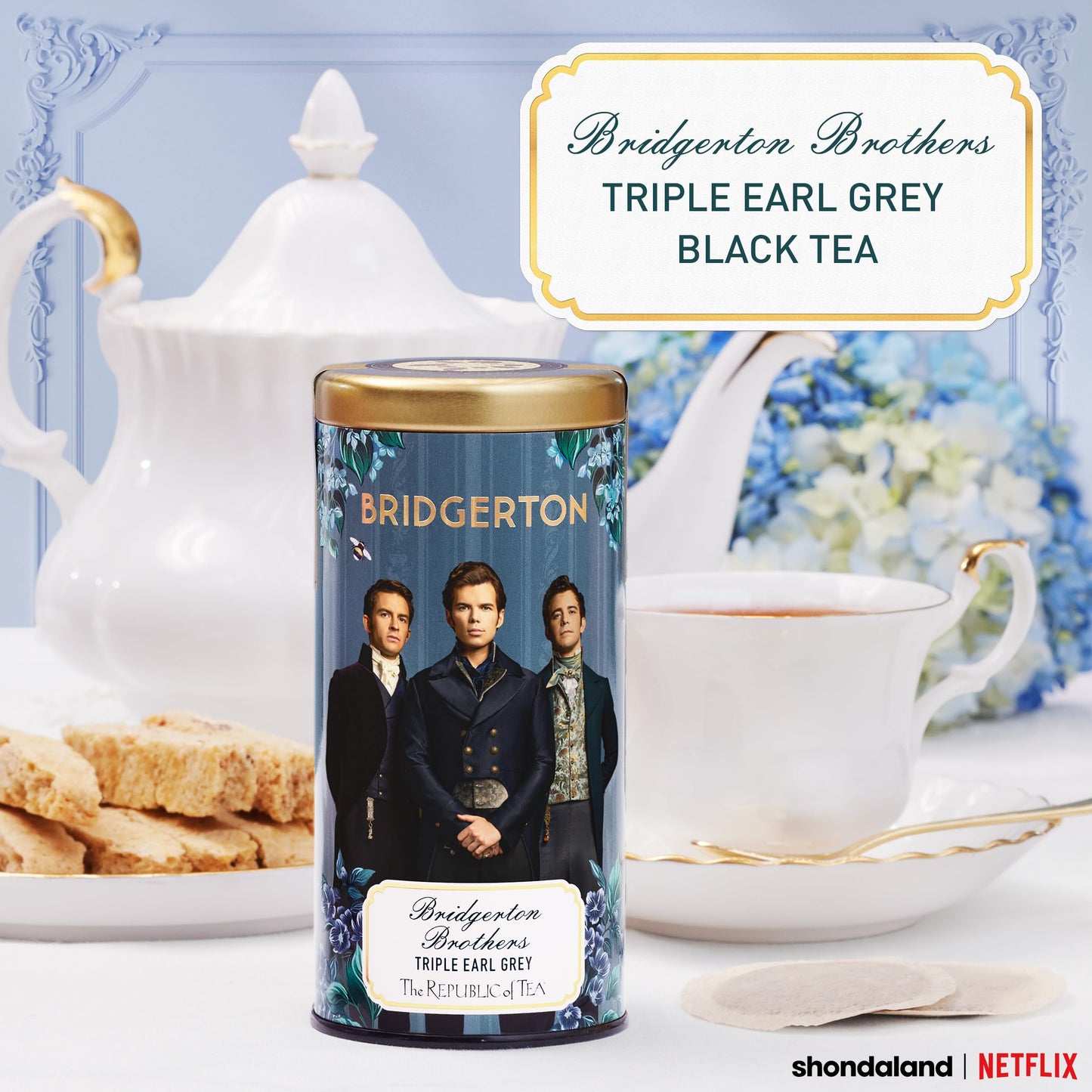 The Republic of Tea Bridgerton Brothers Triple Earl Grey Black Tea - 36 Count