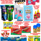Blue Raspberry Pickle Kit + Hot Chili Lime Pickle-Gift Pouch By Ashley Dashley From Tiktok-1 Blue + 1 Hot Lime Pickles W/Skwinkles, Crunch Powder, Fruit Roll Ups By Food Crush
