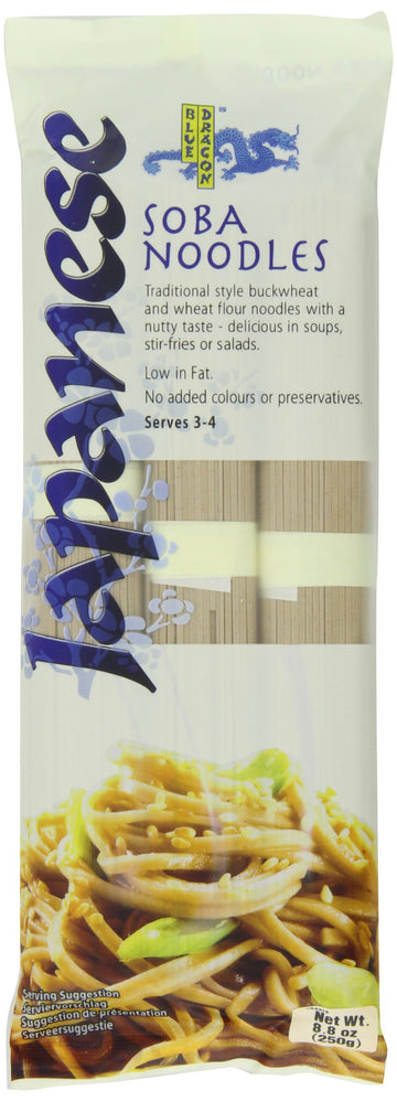 Blue Dragon Noodles, Dry Soba, 8.8-Ounce (Pack of 5)