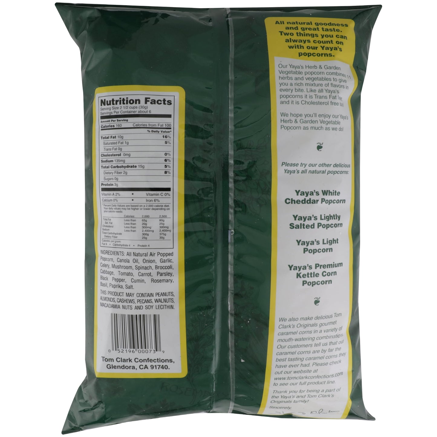 Ya Herb/Garden Veg Pcorn ( 12 X 6 Oz   )