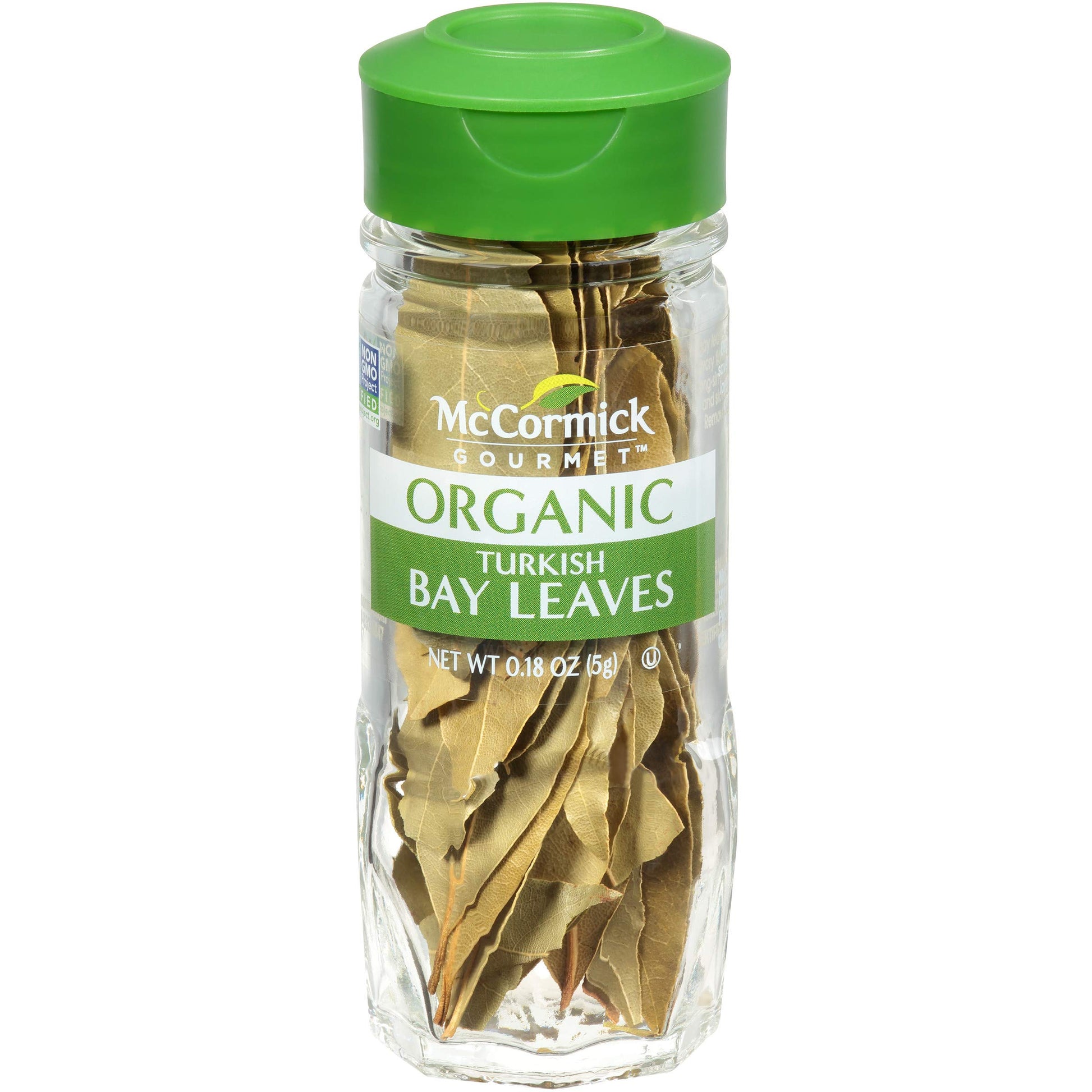 McCormick Gourmet Organic Bay Leaves, 0.18 oz, Pack of 1, Flavorful Culinary Herb