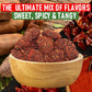 Mexican Fruit Candy 3-Pack, Dulces Mexicanos, Mango Chamoy, Pineapple Chile, And Tamarind Chile, Sweet And Spicy Candies Assortm