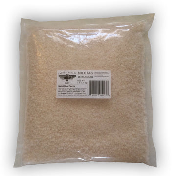 SACRED VALLEY SALT from Maras, Peru - Extra Coarse Grinder Salt - 4 Pound Bulk Bag