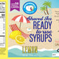 Hypothermias Hawaiian Snow Cone Syrup, Shaved Ice Flavor - Quart (32 Fl. Oz) - Lemon - Non-GMO 100% Pure Cane Sugar, BPA-Free Pl