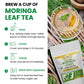Organic Veda Moringa Tea Leaves - 100% Organic Dried Leaves - Moringa Oleifera Loose Leaf For Herbal Tea - Antioxidants Rich, Naturally Boosts Energy, Supports Digestion & Immune System - 7Oz