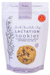 MilkBliss Dark Chocolate Chip Oatmeal Cookies with Brewers Yeast, 12 oz, Lactation Support for Breastfeeding