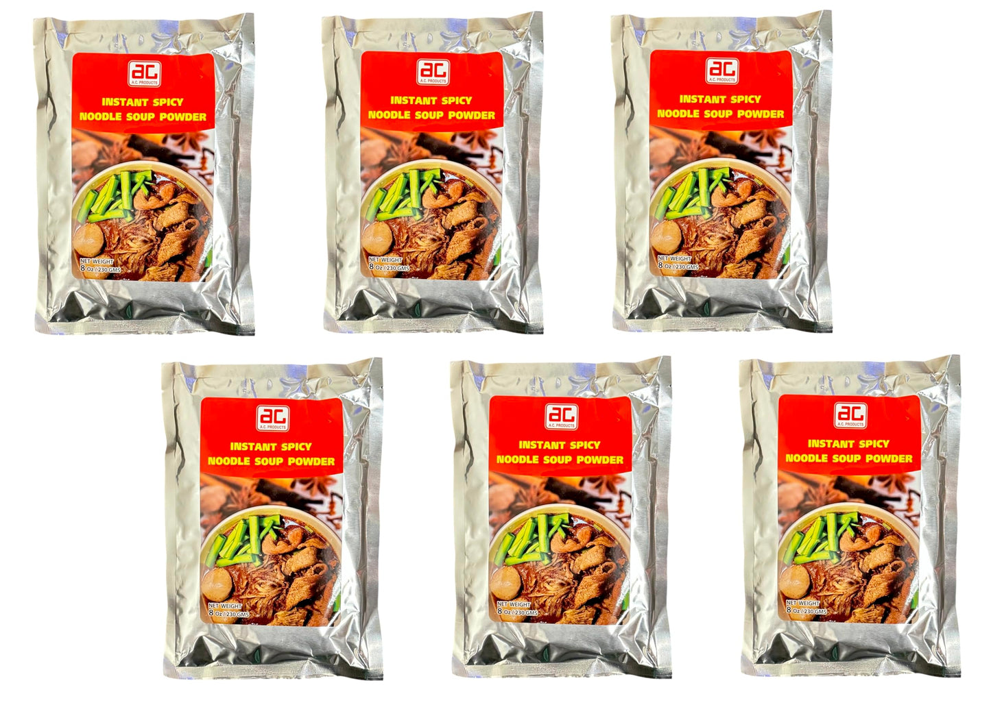 AquaNation Listing For A.C. Products Instant Spicy Noodle Soup Powder [?????????????????????????????] 8oz (230g) - Authentic Tha