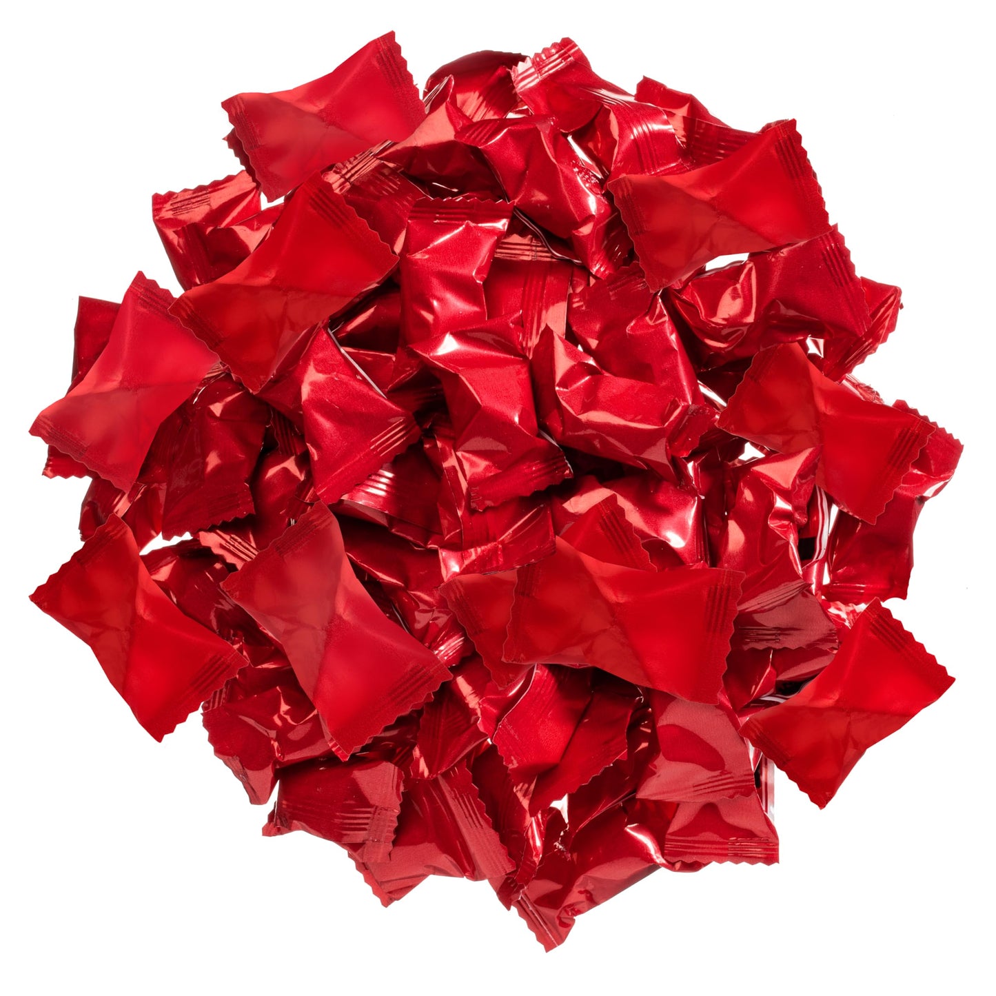 Candy Envy - Red Wrapped Buttermints - 13 oz. Bag - 100 Individually Wrapped Red Candy Mints