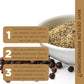 Gourmanity Select Organic Coarse Ground Black Pepper, Ceylon Black Ground Pepper Spice, Ideal for Seasoning and Gourmet Cooking,