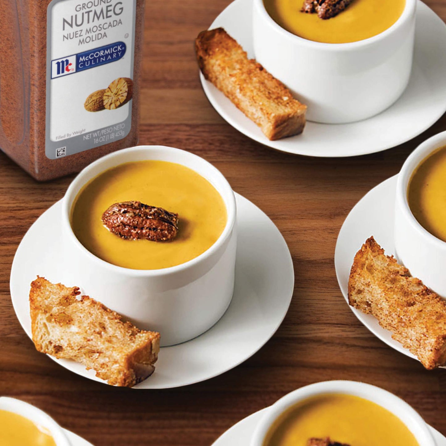 McCormick Culinary Ground Nutmeg Powder, 16 oz - Ideal for Baking and Cooking