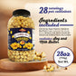Stonehedge Farms Cinnamon Bun Flavored Popcorn - 28 Oz Large Tub - Bulk Gourmet Deliciously Old Fashioned Popped Sweet Snacks -