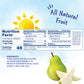 Dole Fruit Bowls No Sugar Added Snacks, Diced Pears 4oz 24 Cups, Gluten & Dairy Free, Bulk Lunch Snacks for Kids & Adults
