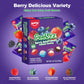 AMOS Peelerz Berry Assortment Gummy Candy 240g | Peelable Fruit-Shaped Gummies Made with Real Fruit Juice | Fun Peeling Snack fo