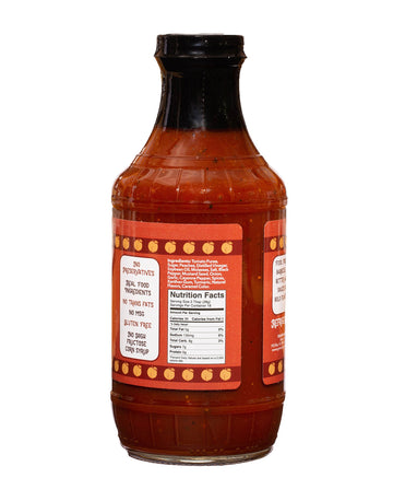 Green Jay Gourmet BBQ Sauce - Peach spirit-inspired flavor - All-Natural - 19 Ounces - Perfect for Meats and Veggies