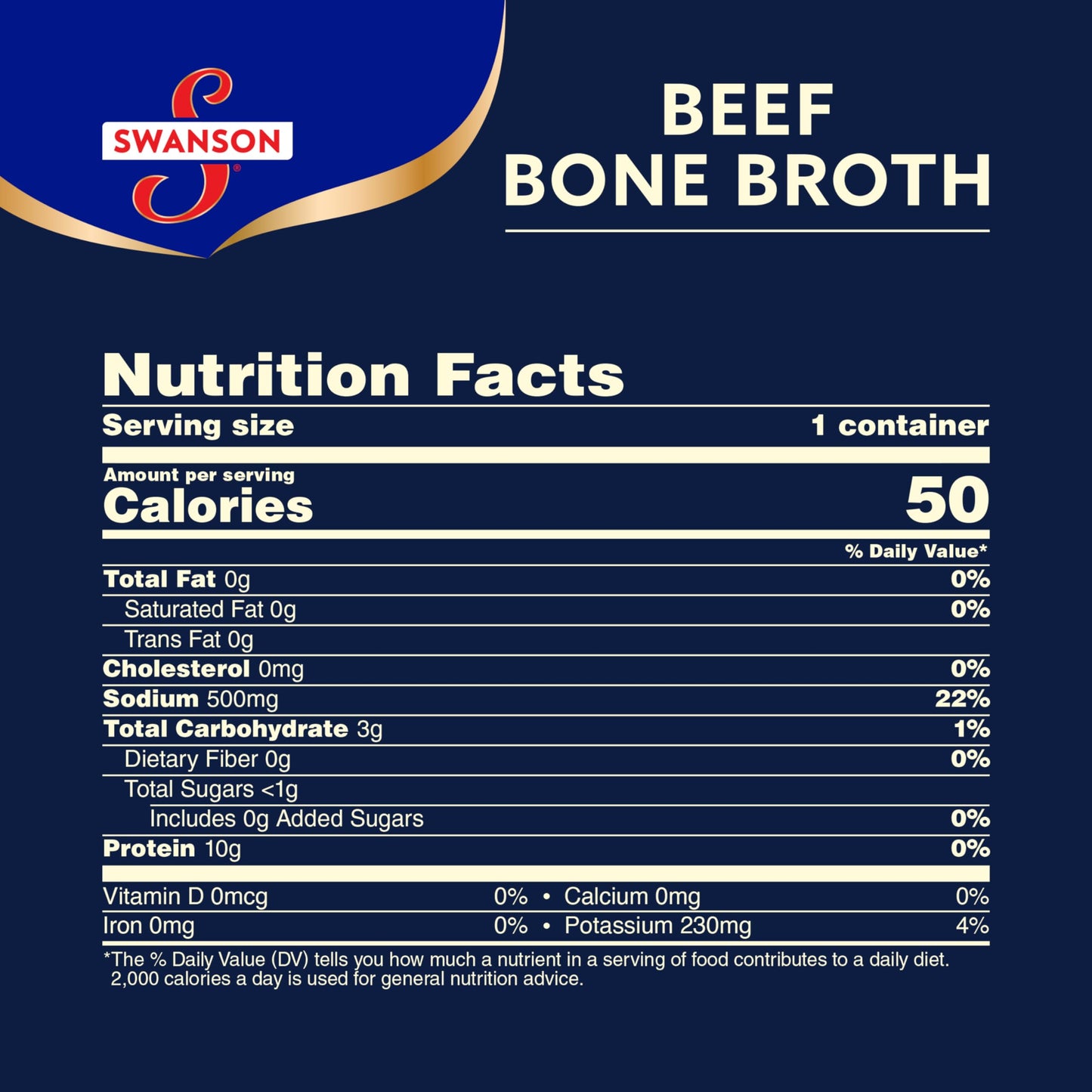 Swanson Sipping Bone Broth, Beef Bone Broth, 10.75 Oz Cup