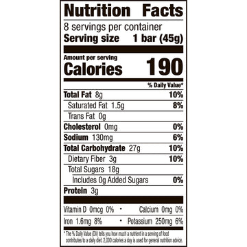 LÄRABAR Orange Sorbet Bars, Gluten Free Vegan, 8 Count - Healthy Snack, Plant-Based Energy, All-Natural Ingredients
