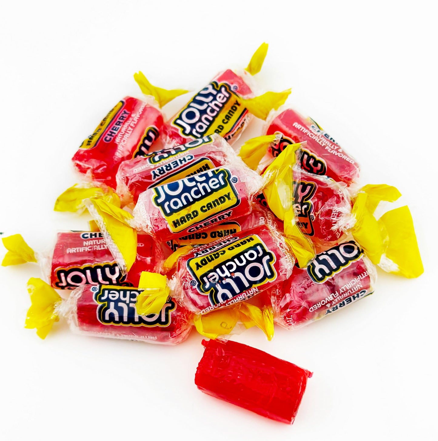 Cherry Jolly Rancher Hard Candy Original Flavor 1 Lb - Bulk Bag, Individually Wrapped (74 Pieces)