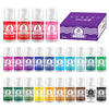 Gel Food Coloring 24 Colors x 0.7 oz Concentrated Gel Based Food Dye Vibrant Icing Colors Neon Food Coloring for Baking Cake Dec