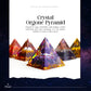 Moonstone Crystal Orgone Pyramid - Amethyst Ball Lotus - Ogan Crystal Energy Tower - Nature Reiki Healing Chakra Crushed Stone J