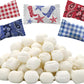 The Dreidel Company Buttermints Mint Candies, Fat-Free, Individually Wrapped, 55 Pieces, White