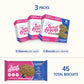 Sweet Lorens Vegan Breakfast Biscuits | Blueberry | 4g Protein  19g Whole Grains | Plant Based  Gluten Free  Dairy Free  Nut Free Snacks | 3 Pack (15 Total Biscuits  1.6 ounce each)