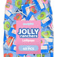 Jolly Ranchers Heart Lollipops - 40 Count Bag - Bulk Valentine Candy, Assorted Fruit Flavors - Heart-Shaped Lollipops for Partie