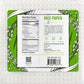 Soeos Rice Paper, White Rice Paper Wrappers, 1 Pack, 34 Sheets-Fresh Spring Roll Wrappers & Dumplings, Non-Gmo, Gluten-Free, Low
