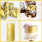 Vividye Edible Glitter Powder - 30g Gold Luster Dust for Drinks, Foods, Cake Decoration