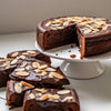 Andy Anand Exquisite 9'' Chocolate Almond Cake: Freshly Crafted in Traditional Style, Delight in Its Luxuriously Creamy Texture 