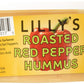 Lilly'S, All Natural Hummus Roasted Red Pepper, 12 Oz