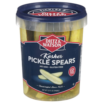 Dietz & Watson Kosher Pickle Spears, 32 oz