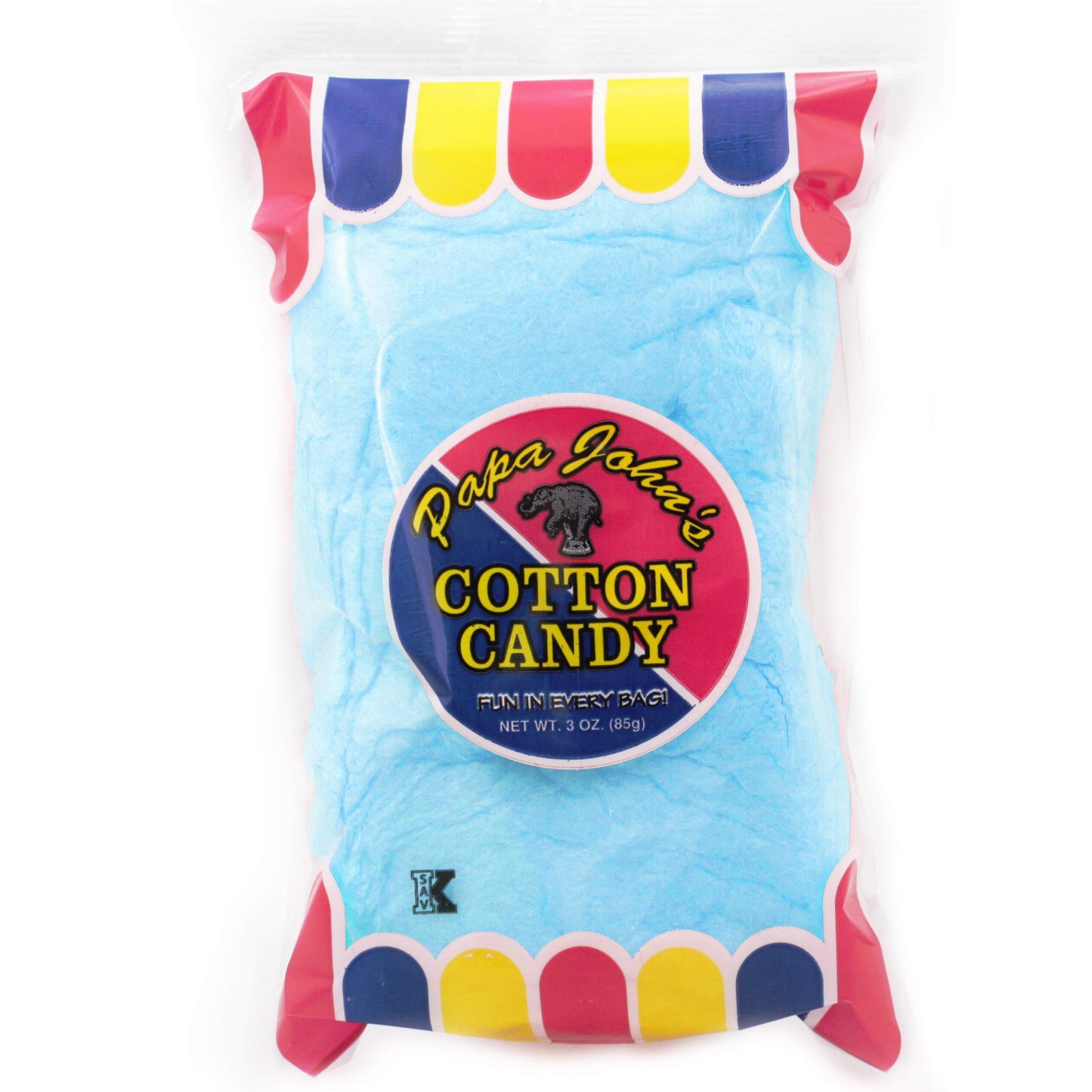 Fruidles Cotton Candy Blue and Pink Party Flavors Supplies Birthday Treats for Kids, Kosher, 3oz Bag (3-Pack)