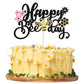 1 Pack Happy Bee Day Cake Topper Glitter Bumble Bee Theme Cake Pick Decorations For Baby Shower Kids Birthday Party Supplies Bla