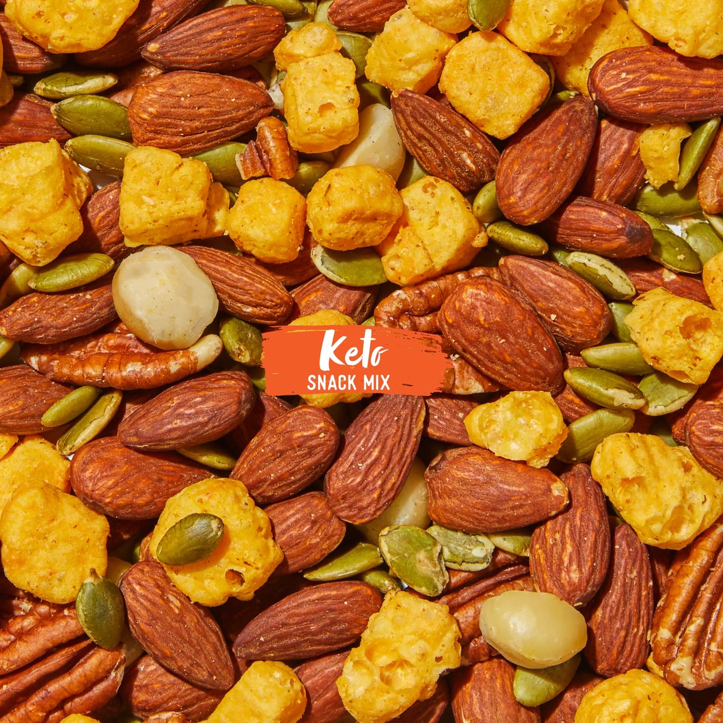 Natures Garden Keto Snack Mix - Probiotic Cheese Balls, Crunchy Keto Snack, Keto Snack Mix, Low Carb, All Natural, Heart Healthy