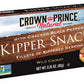 Crown Prince Kipper Snacks with Cracked Black Pepper, 3.25 oz Cans, Pack of 18