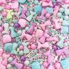 Sentovac Multicolor Mermaid Sprinkle Edible Decorating Ocean Sprinkles for Cake Cupcake Topper Cookie Baking Decorations Starfis