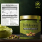 Dellabuona Crunchy Pistachio Cream - Premium Italian Pistachio Butter 12.34 Oz Glass Jar - Pistachio Cream For Dubai Chocolate,