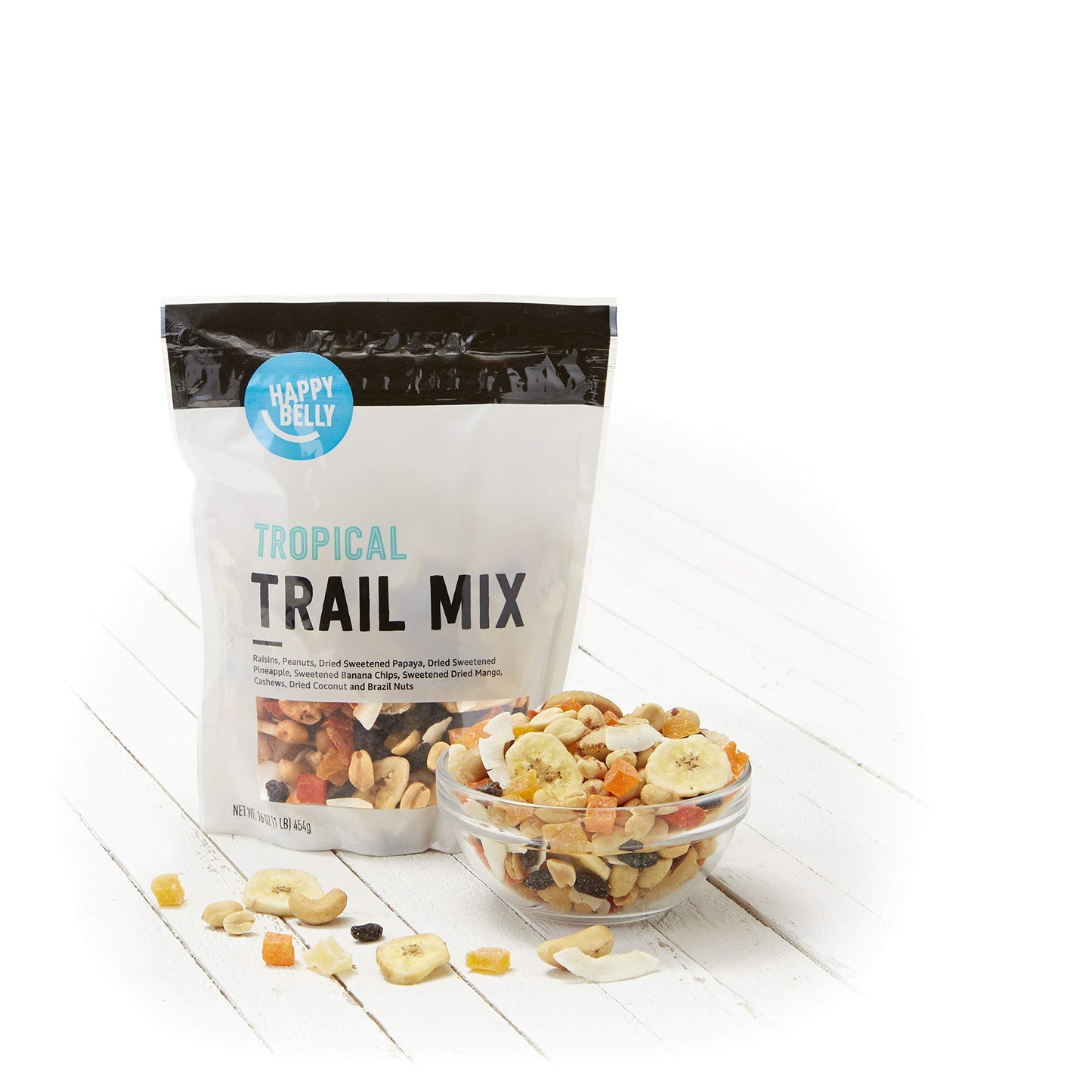 Happy Belly Tropical Trail Mix, 16 Ounce (Pack of 2)