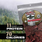 Old Trapper Beef Jerky, Old-Fashioned 10-Ounce Bag, Tender Meat Snacks For Lunches Or Between Meals, 11 Grams Of Protein, Zero Grams Of Fat, And 70 Calories Per Ounce (Pack Of One)