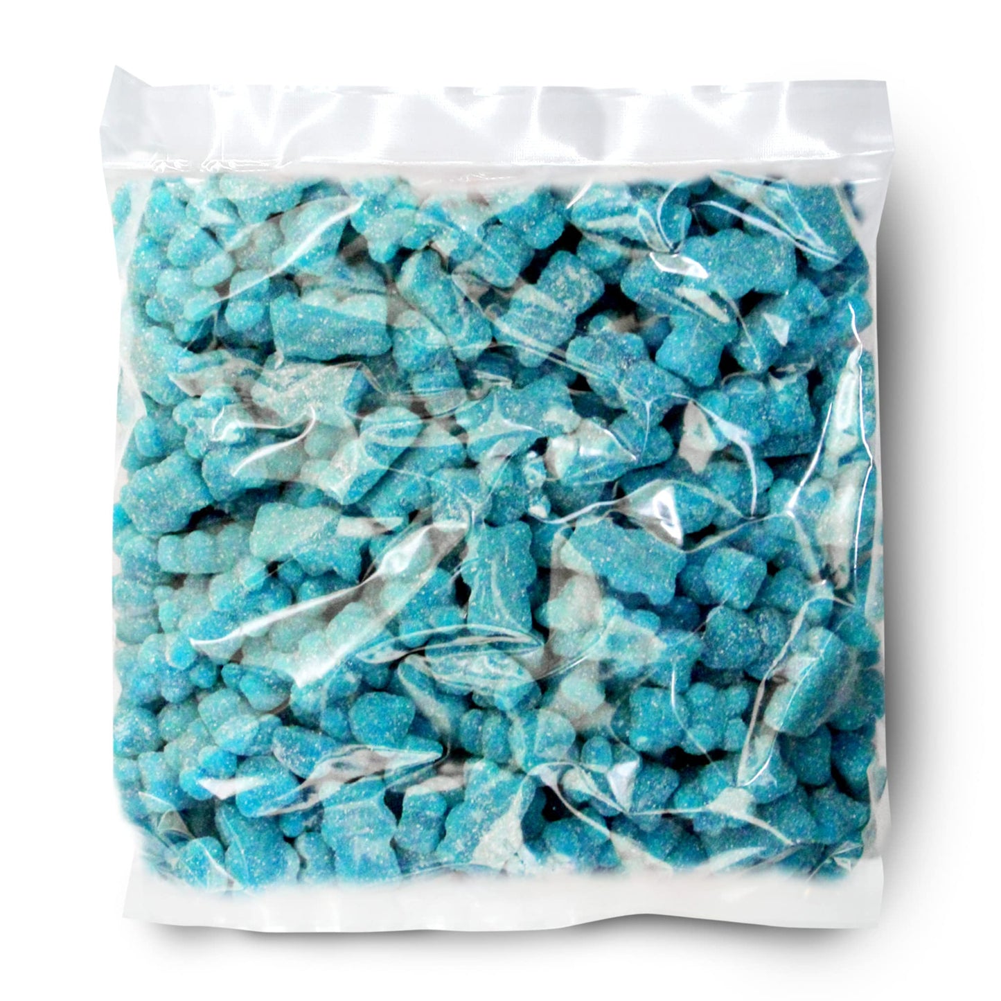 The Hampton Popcorn Company Light Blue Gummy Bears, 2.2 Pound Bag, Blueberry Flavored Candy