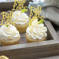 24 Pcs Fall In Love Cupcake Toppers Glitter Bridal Shower Cupcake Picks Wedding Engagement Anniversary Birthday Party Cake Decor