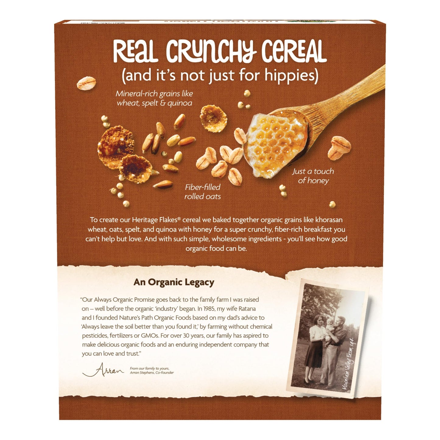 Nature s Path Organic Heritage Flakes Cereal, 33.5 oz (Pack of 4), Non-GMO