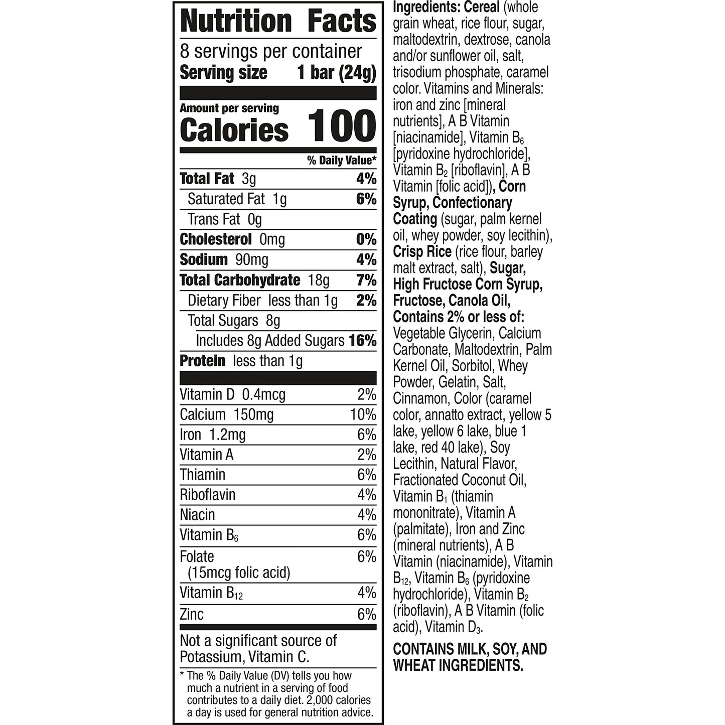 Cinnamon Toast Crunch Breakfast Cereal Treat Bars, Snack Bars, 8 ct (Pack of 5)