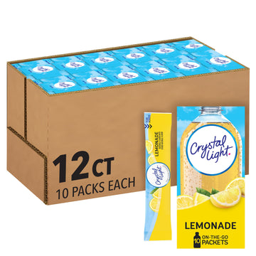Crystal Light Sugar-Free Lemonade On-The-Go Powdered Drink Mix 120 Count