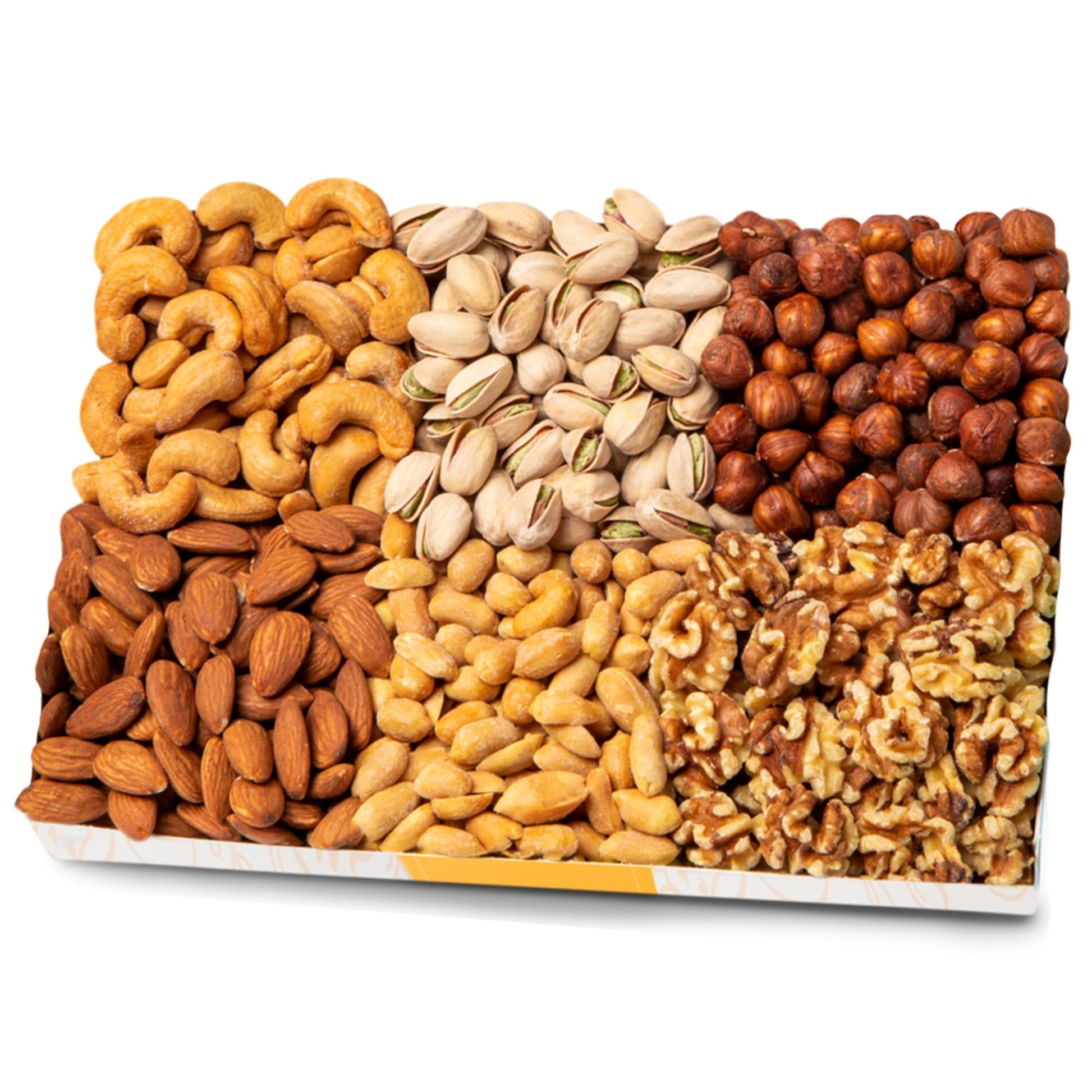 Nuts.com Mixed Nut Sampler Box – 2 lb Assortment Tray for Winter & Valentine’s Day Gifts